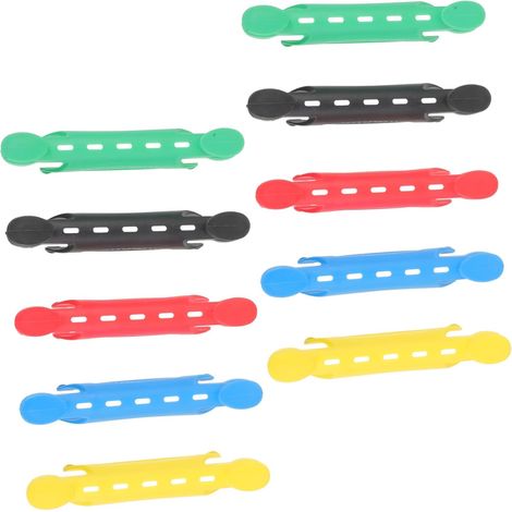 10 Pièces Organisateur Enrouleurs pour Canne à Accessoires de Protection Hameçons Fils Usage Facile pour Pêcheurs Couleur Aléatoire (1/5)