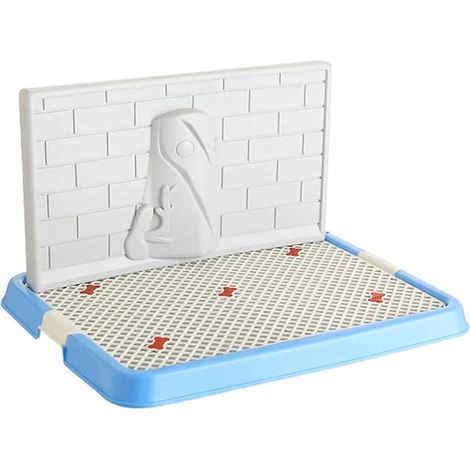 Lot de 2 bacs hygiéniques pour chiens QttvbTna, avec paroi de protection, usage intérieur (1/5)