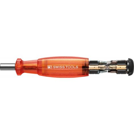 Cargador portapuntas rojo de 8 unidades Slot PH TX PB Swiss Tools