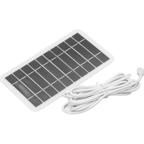 Chargeur solaire portable 2W 5V USB en polysilicium pour téléphone mobile et petits appareils électriques (1/5)