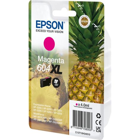 Epson 604XL cartucho de tinta 1 pieza(s) Original Alto rendimiento (XL) Magenta