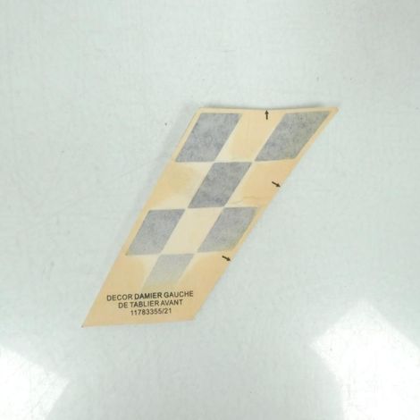 Aufkleber Schachbrettmuster Schürze avg für Roller peugeot 50 jet (1/2)