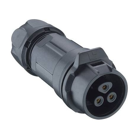 Lutronic 2440 02 T09 CB A Connecteur rond femelle, droit Nombre total de pôles: 2 1 pc(s)