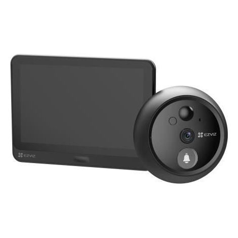 Mirilla conectada - EZVIZ - HP4 - Pantalla Wi-Fi 4.3" - 2MP - Timbre integrado - Audio bidireccional (1/5)