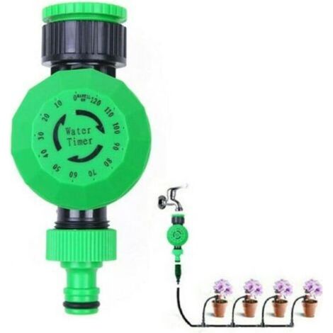 Minuterie d'eau mécanique pour Le Robinet, minuterie d'arrosage Automatique du système d'irrigation de Jardin pour Un contrle d'arrosage Automatique Facile en Deux Heures (1/5)