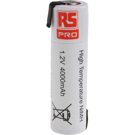 Accumulateur 1.2V 4Ah 18670 NiMH RS PRO ( Prix pour 1 ) (1/2)
