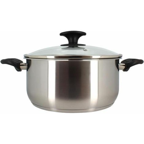 Menastyl Bratentopf Edelstahl 24 cm Ergonomisch (1/3)