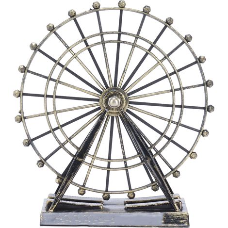 Desktop Ferris Wheel Decoration Model Ferris Wheel Statue Ornament for Home/Office (1/5)