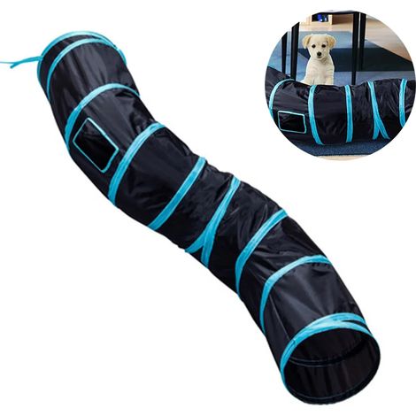 Juguetes para gatos y perros, juguetes para gatos, juguetes para perros, túnel de juego para mascotas y animales pequeños, túnel de juego plegable para conejos, gatos, perros y animales pequeños.