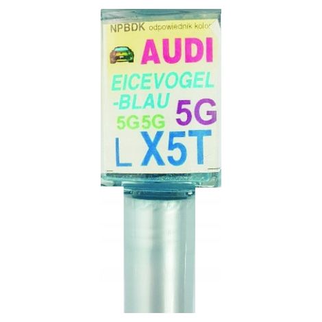 Retouche peinture Audi LX5T 5G bleu glacier pour rayures (1/5)