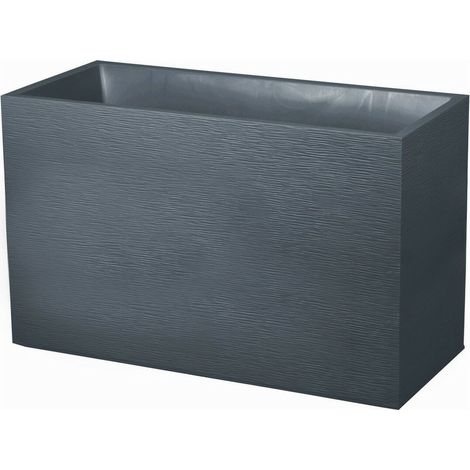 Jardineras de Muro Graphit 99,5 × 39,5 × 60 cm - 116 L - Gris Antracita - Eda (1/2)