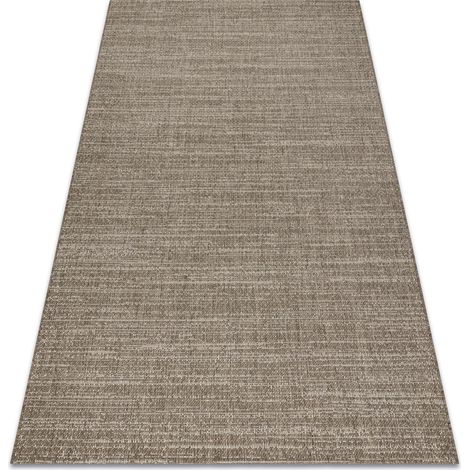 TAPIS EN CORDE SIZAL FLOORLUX 20389 gris foncé / champagne MÉLANGE beige 140x200 cm