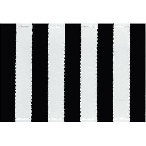 Tapis à rayures noires et blanches, lavable, moderne, d'extérieur, à poils longs, idéal pour le salon, la cuisine ou la chambre d'enfant, 60 x 90 cm (1/3)