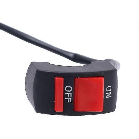 Lot de 2 phares de moto à 6 LED haute luminosité, étanches, projecteurs auxiliaires pour scooters, avec interrupteur pour feux de travail. (1/5)