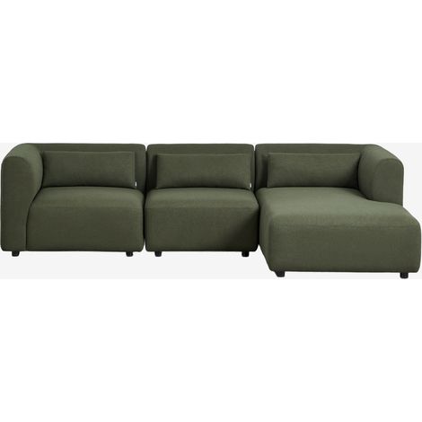 Sofà modulare chaise longue destro a 3 pezzi Fogler SKLUM             (1/5)