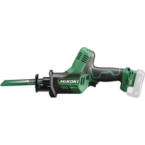 Scie sabre 50mm 12V PEAK vit à vide 0-3200tr/min sans batt ni charg. en carton HIKOKI CR12DAW4Z