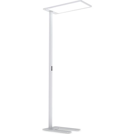 Piantana Moderna Comfort Metallo Bianco Led 76W K Luce Calda 3000K (1/2)