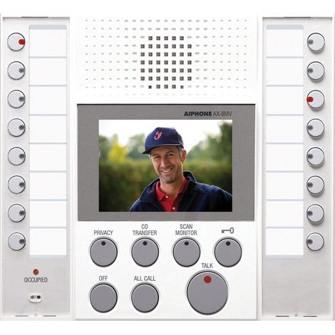 Ax8Mvw P.Video 2X8 Lignes Blanc - AIPHONE AX8MVW 110981 (1/2)
