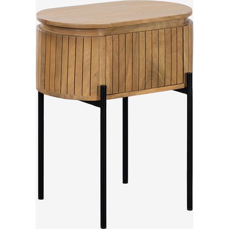 SKLUM Pack mit 2 Nachttischen 55x40 cm aus Mangoholz Analis              Mango-Holz                     