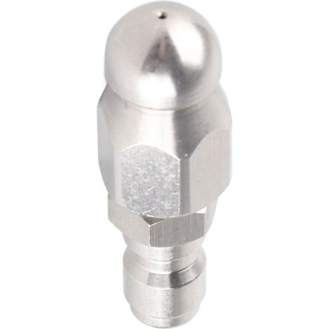 Buse De Nettoyage Haute Pression 1/4 Pouces - Tête Ronde Pour Débouchage Tuyaux - Jusqu'à 5000 Psi - Lot De 1 (1/5)
