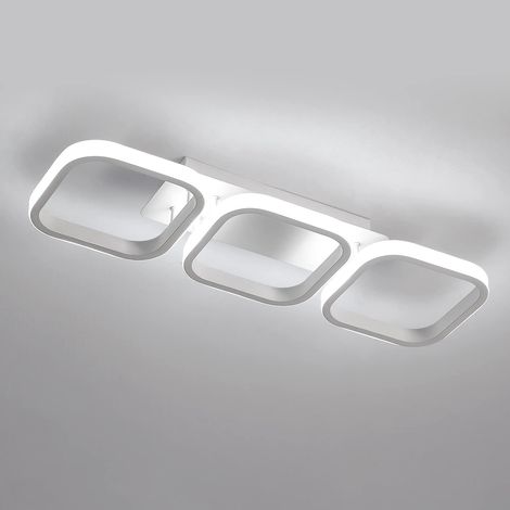 Lampada del soffitto a LED, luce moderna di illuminazione moderna Luce a soffitto a LED, lampada a soffitto a LED per cucina da letto per corridoio roine, bianco freddo 6000K (1/5)