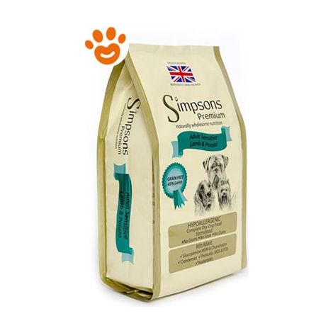 Simpsons Adult Sensitive Agnello e Patate - Simpsons Adult Sensitive Agnello e Patate - Sacco Da 12 Kg