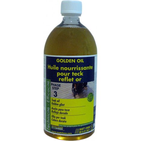 Huile pour teck - reflet or - MATT CHEM - 500 ml - or