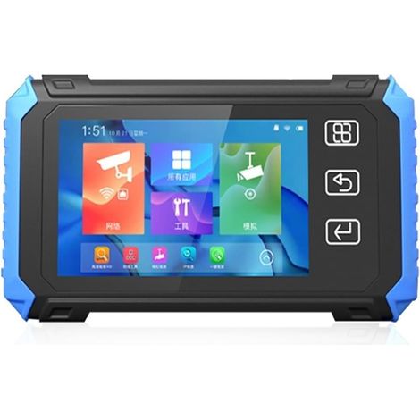 Testeur de vidéosurveillance prenant en charge la caméra IP Testeur De Caméra IP 6K À Écran Tactile De 5,5 Pouces, Testeur De Vidéosurveillance 4K AHD CVI TVI, Testeurs CCTV IPC Avec Entrée Et Sortie (1/5)