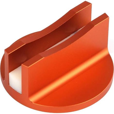 Support magnétique pour cric Protection de rail Coussin de cric de levage de voiture Construction en nylon et aluminium 8 x 4 cm avec base magnétique pour un levage stable, support antidérapant (1/5)