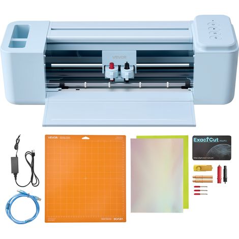 VEVOR Vinylschneidemaschine 30 cm, Schneideplotter / Plottermaschine mit Tastensteuerung, Kompatibel mit Mac / Windows / Android / iOS, Vinylcutter für Bastelarbeiten, Karten & Wohnaccessoires (1/5)