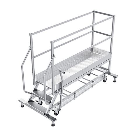 Piattaforma con ruote - Altezza massima di lavoro 3.00m - PTF205-PT-KRE