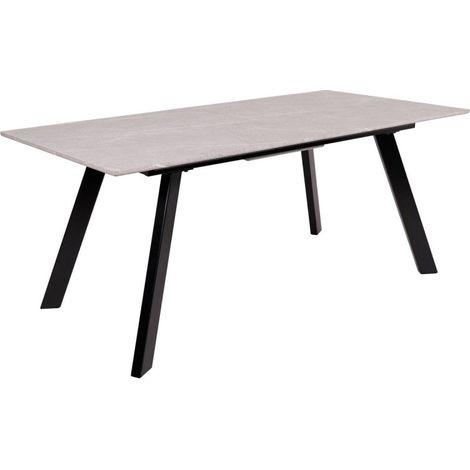 Tavolo allungabile Wilder XL grigio pietra venato/bianco cm 180-220x90x76 cm
