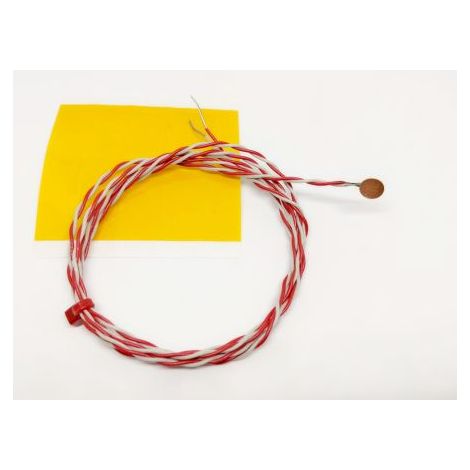 Thermocouple type K Ø 1/0.2mm, L 1m, +200°C max à Raccord dénudé ( Prix pour 1 )