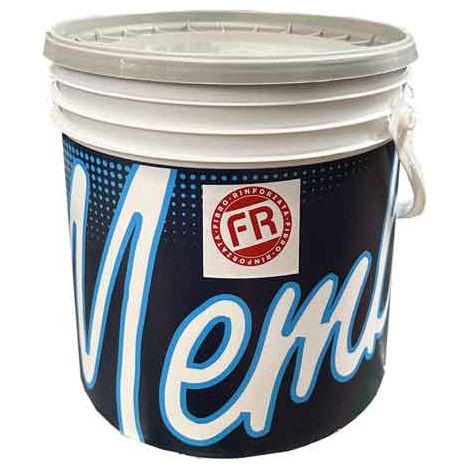 GUAINA LIQUIDA COLORATA FIBRATA 'MEMBRANA' 1,5 Kg - Col. Bianca