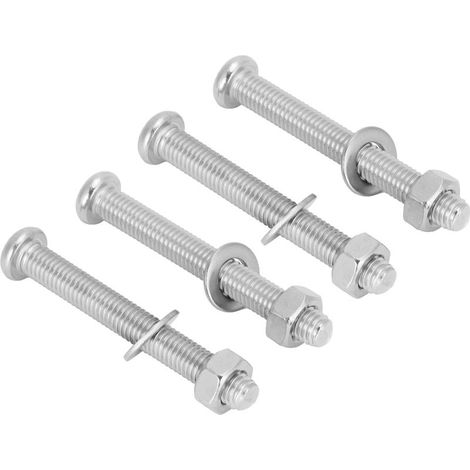Accessoires de Ladder de Piscine 7MM à Filetage Extérieur Pièces de Remplacement Universelles pour Échelles Sous l'Eau Fixations pour Piscine Lot de 4- (1/5)