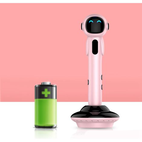 Stylo 3D sans fil basse température pour modelage astronaute, batterie 1000 mAh, imprimante portable rose, rechargeable, idéal créations enfants et adultes (1/4)