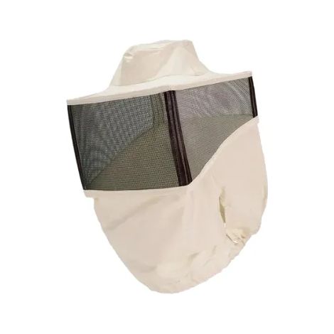 Art.145BI Maschera bianca quadrata a cappello in rete pieghevole 100% cotone