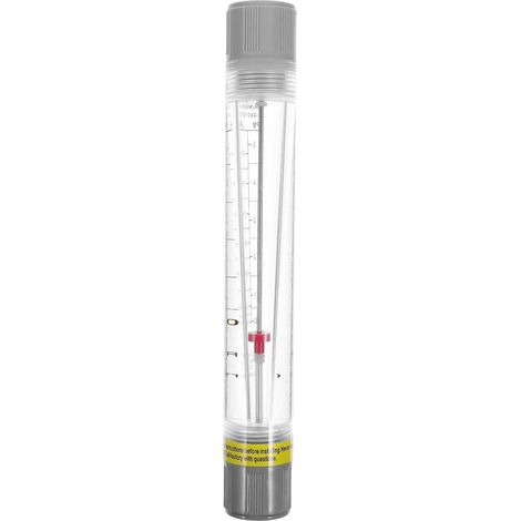 Débitmètre en Plastique Certifié Ip68 avec Échelle Gpm et Lpm, Structure Tubulaire pour Montage Panneau, pour Équipements de Laboratoire et Stations de Pompage (1/5)
