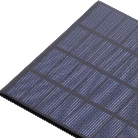 9V DC 2W Epoxidharz-Solarpanel + 100cm rotes und schwarzes Kabel (1/5)