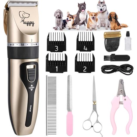 Tondeuse de Toilettage électrique pour Chien, Silencieuse, USB-C (1/5)