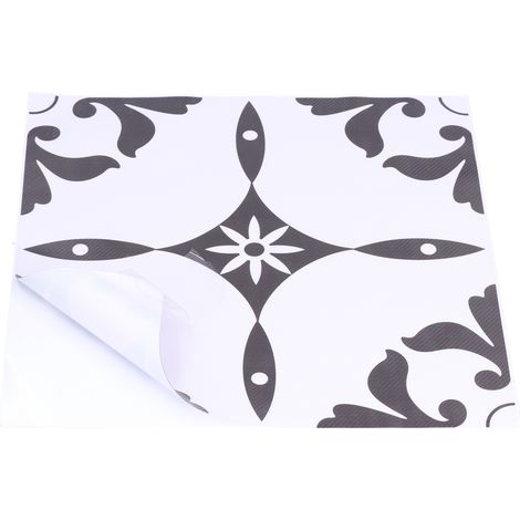 4-teiliges Set selbstklebender Tapeten-Wandaufkleber, DIY-Bodenaufkleber für Badezimmer und Wohnzimmer (1/5)