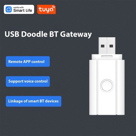 Ortviai Passerelle Bluetooth pour Maison Connectée – Compatible Tuya et Home Assistant, Interface USB Portable, Contrôle à Distance (1/5)