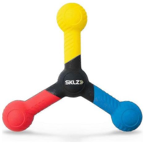 Balle de réaction, outil de réaction pour le sport, bleu/jaune/rouge (1/4)