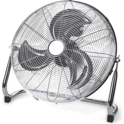 Ventilatore da terra Acciaio 70 W Pale Alluminio 40 cm 3 Velocita Oscillante