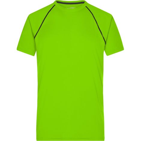 James & Nicholson Funktions-Shirt Herren JN496 Gr. 2XL bright-green/black