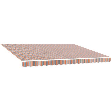 Awning Replacement Fabric Multicolour 600x350 cm Polyester vidaXL