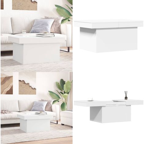 Couchtisch Weiß 100x55x40 cm Holzwerkstoff - Couchtisch - Wohnzimmerstil - Weißer Couchtisch - Holzwerkstoff Möbel - Beistelltisch - Home & Living (1/5)