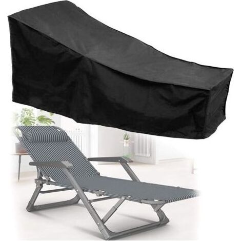 Housse de Chaise Longue Extérieure 82po, étanche robuste, pour jardin, plage, fauteuil inclinable (1/5)