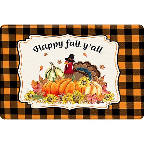Tapis De Cuisine - 40 X 60 Cm - Microfibre Absorbante - Dos Anti-dérapant - Pour Intérieur Et Extérieur - 1 Pièce (1/5)