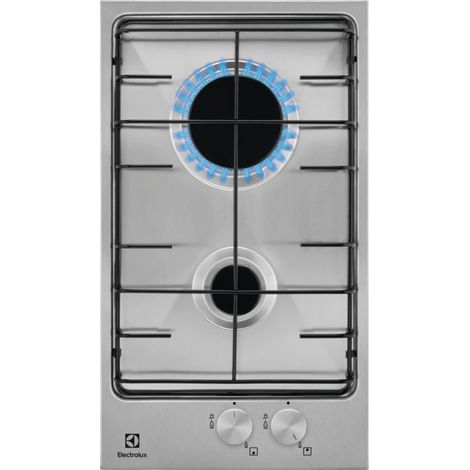 Electrolux EGG3222N piano cottura Acciaio inox Da incasso 29 cm Gas 2 Fornelli (1/5)